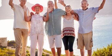 What role geoparks play improving the health and well-being of senior tourists?